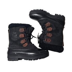 SOREL Alpine Felt Winter Duck Boot Black Size W7